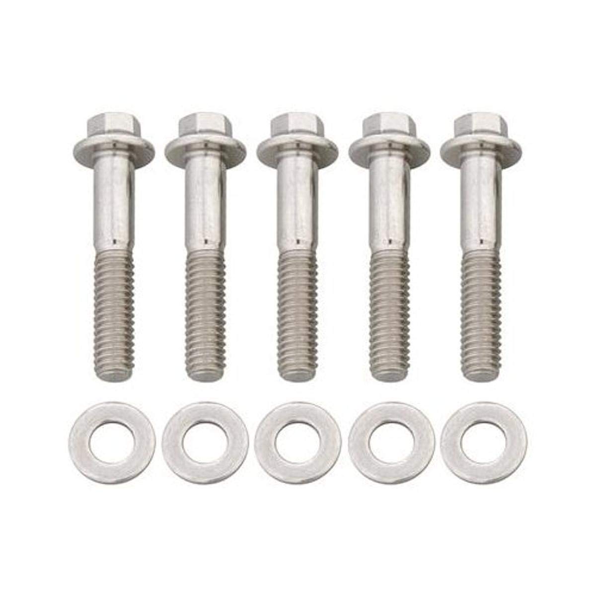 ARP 713-1500 12-Point Stainless Steel 3/8-24" Fine RH Thread Bolt with 3/8" Socket and Washer, (Set of 5)