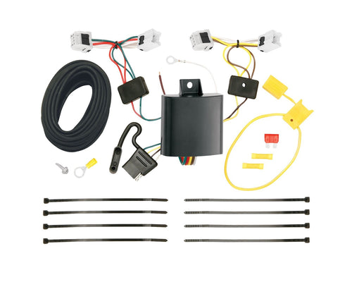 T-One® T-Connector Harness, TEKONSHA 4-Way Flat, Compatible with Select Nissan Sentra, Versa Note