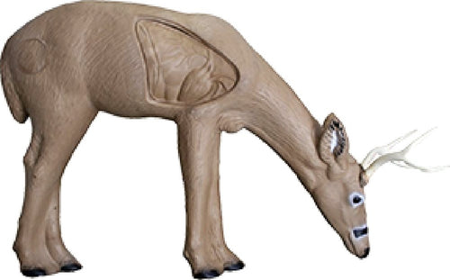 Rinehart Broadhead Signature Buck 3D Archery Target | Realistic Whitetail Deer with Replaceable Vital Insert | Broadhead & Field Point Compatible | Self-Healing Foam | Made in USA
