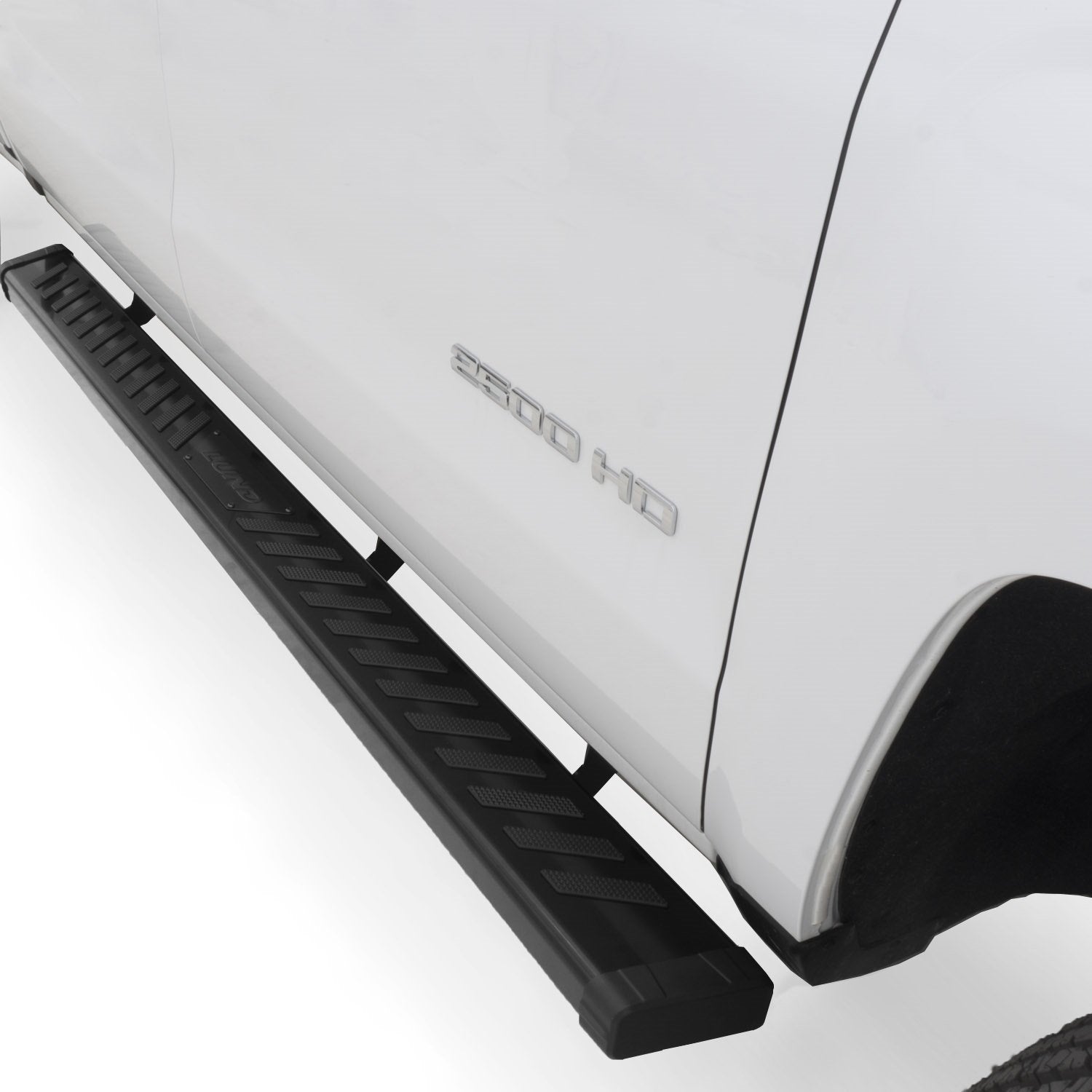 Summit Ridge 2.0 RealTruck Black Stainless Steel Running Boards for 2019 Ram 1500