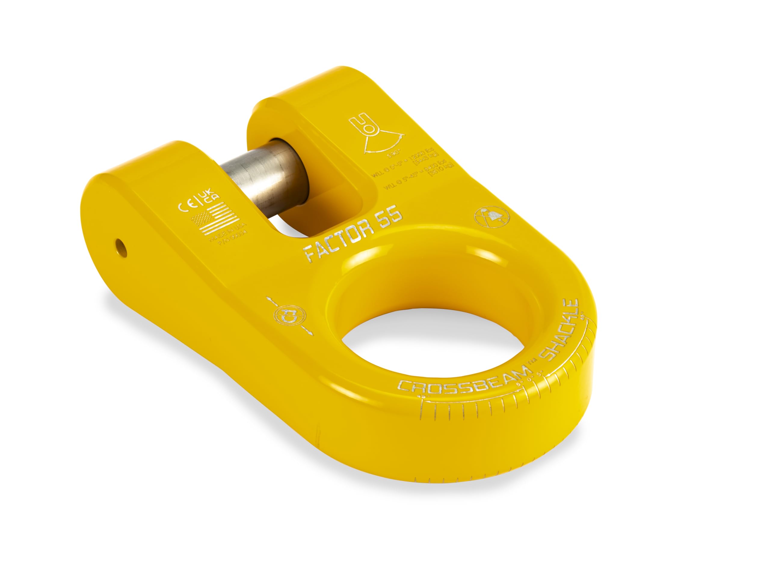 CROSSBEAM SHACKLE YELLOW - Factor 55-00054-03
