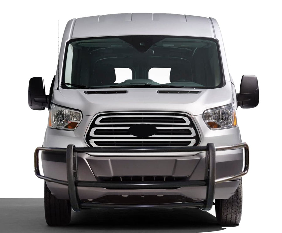 SPARTAN Black Horse Grille brush Bumper Guard Modular Black Compatible with 2020-2025 Ford Transit-150/Ford Transit-250/Ford Transit-350 2WD Full Size-17FT20MA