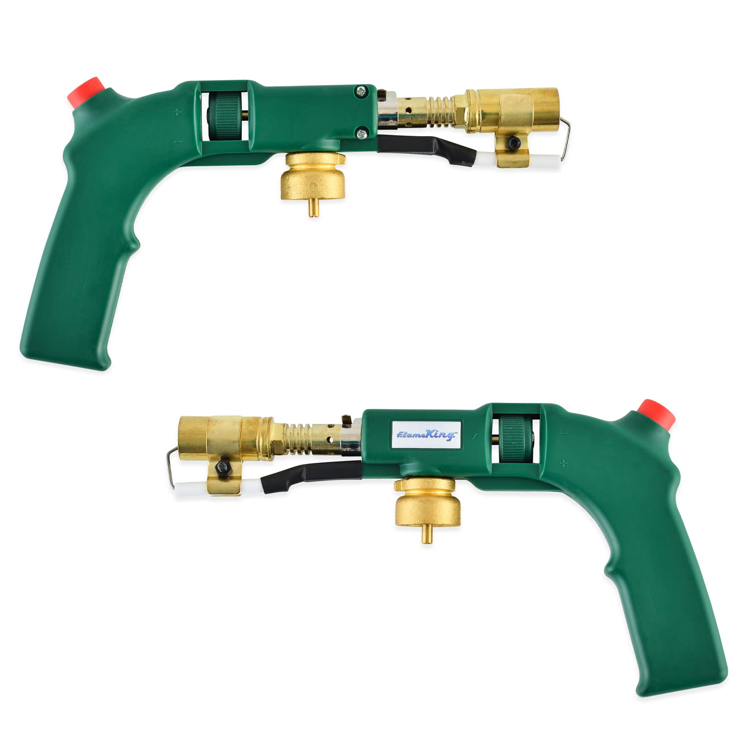 Flame King Blow Torch Propane & Mapp Gas 27,000 BTU w/ Self-Igniter for Searing, Soldering and as Fire Starter