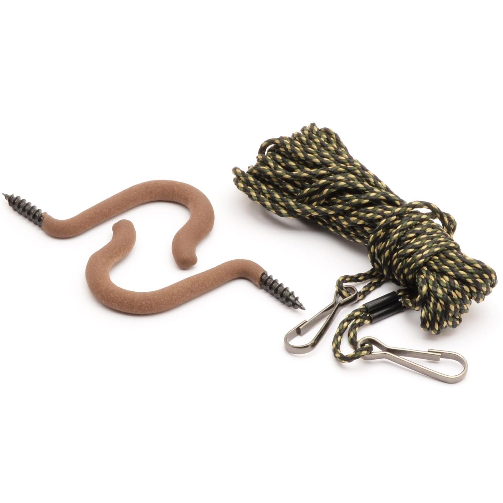 HME Hoist Rope with Hooks (25 FT) - Adjustable Reliable Sturdy Easy-to-Install Combo Pack for Lifting Hunting Gear