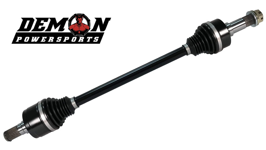 Demon Rear Left/Right Heavy Duty Powersports Axle for (2019-2021) Honda Talon 1000X, Made of 4340 Chromoly Steel, Dual Heat Treated High Strength, Gives Wider Angles & In Molybdenum Grease Precision