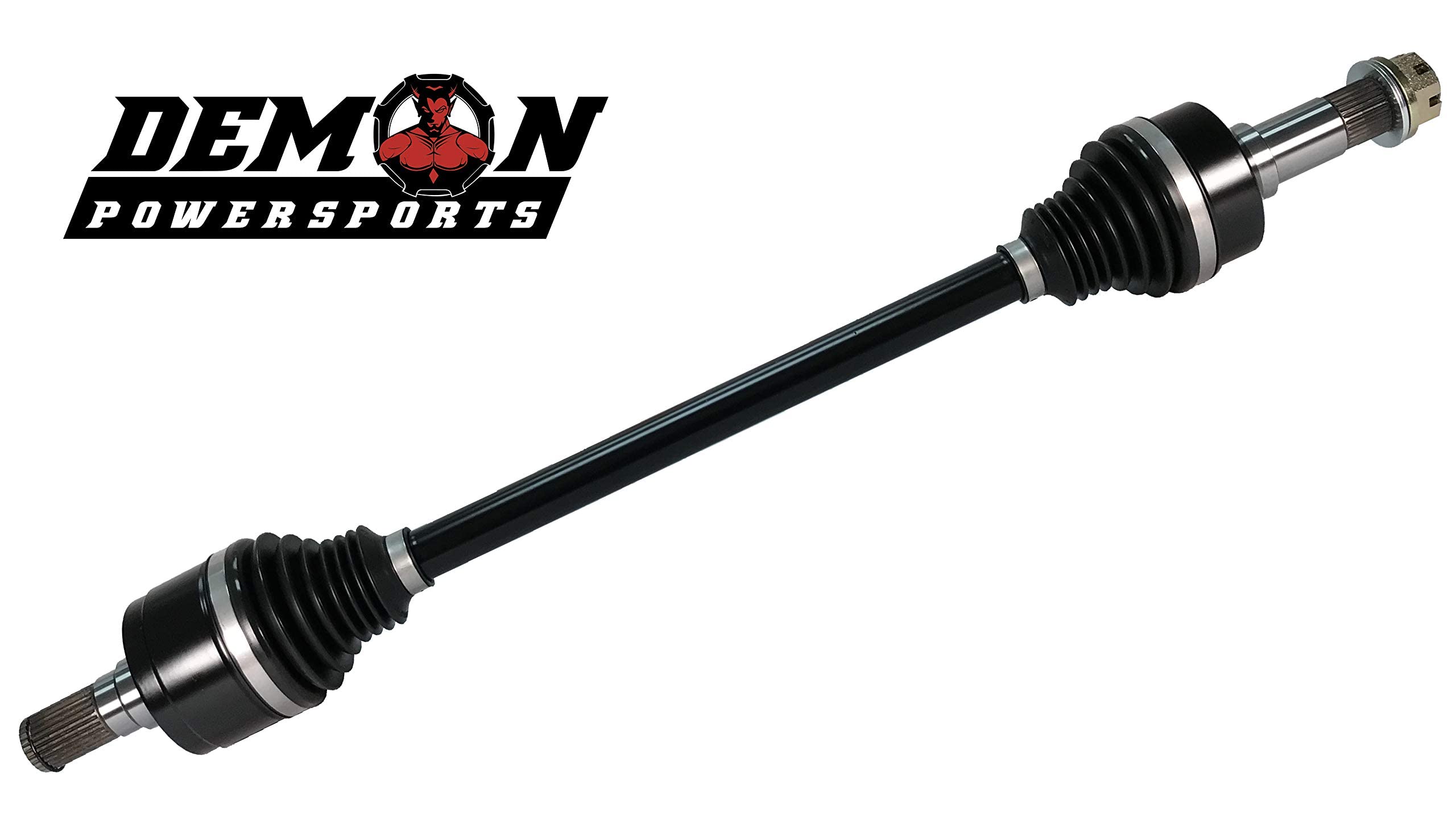 Heavy Duty DEMON Long Travel Replacement Axle for 2011-2018 Can-Am Commander 1000/800/Max 1000 FRONT Left Axle (See Fitments in Description)