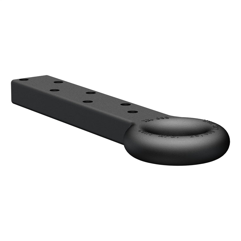 CURT Black Steel Pintle Hitch 48510 Lunette Ring 3-Inch ID, 22,000 lbs
