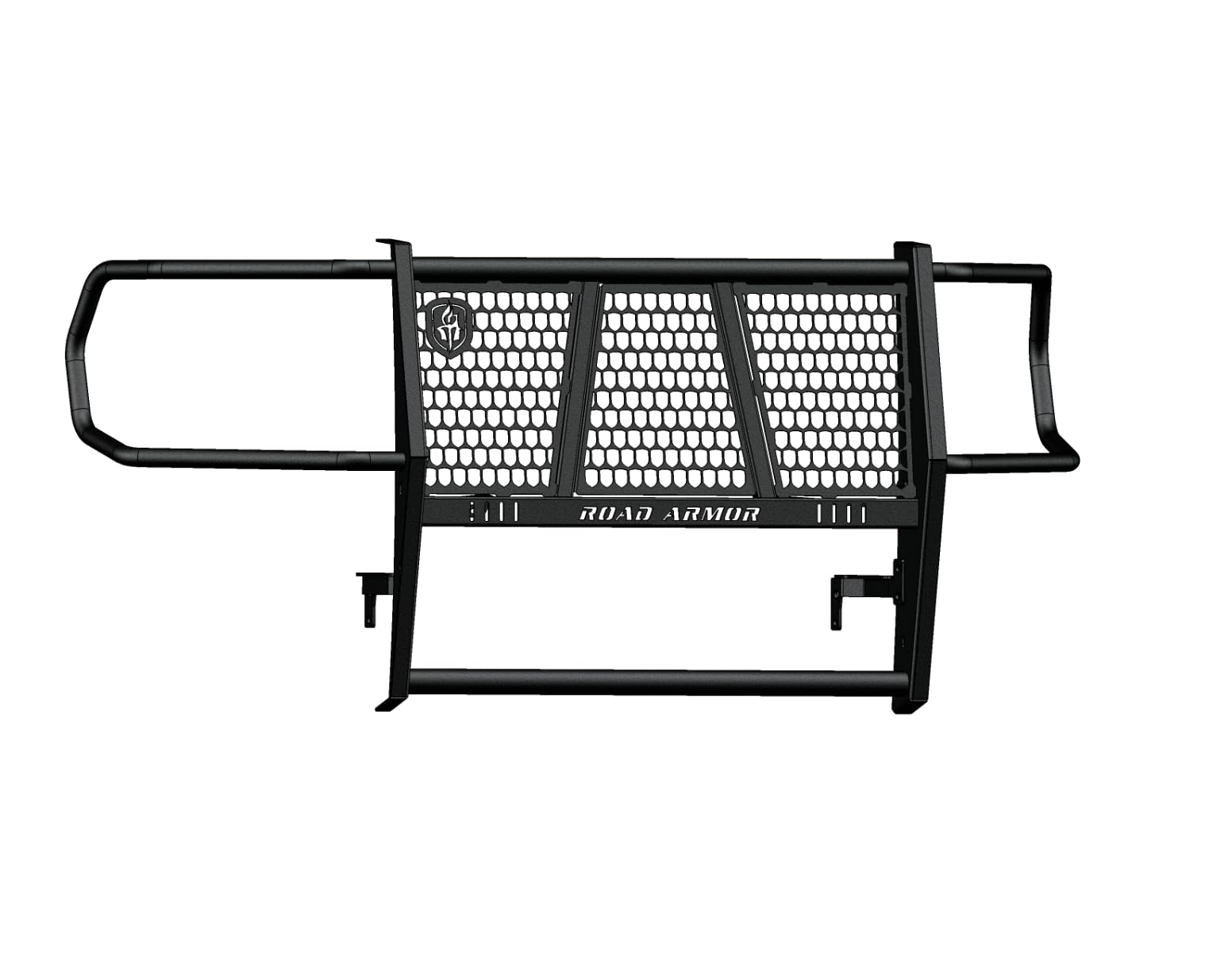 Vaquero Road Armor 4192-BRSH Front Grille Guard - Texture Black - Compatible with: 2019-2025 RAM 2500 3500 4500 5500