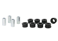 W62925 Whiteline Rear Control Arm Bushing, Black