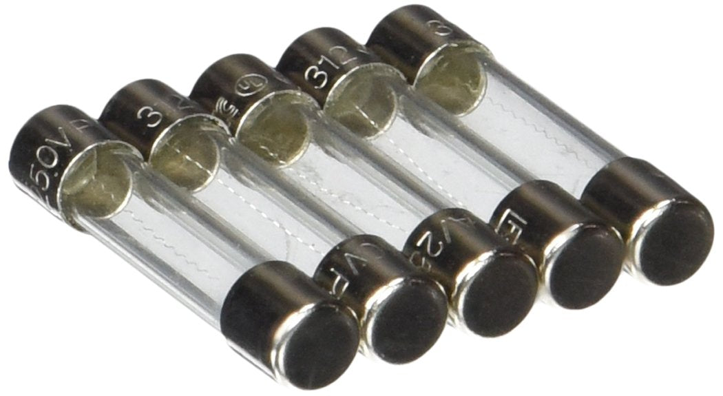 AGC Series Littelfuse 3AG Glass Cartridge Fuse - Pack of 5