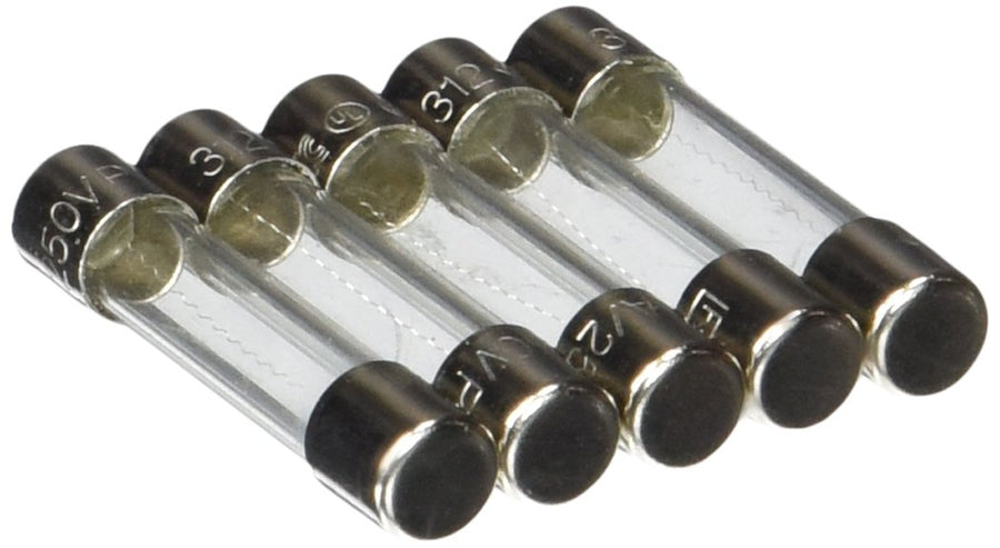 AGC Series Littelfuse 3AG Glass Cartridge Fuse - Pack of 5
