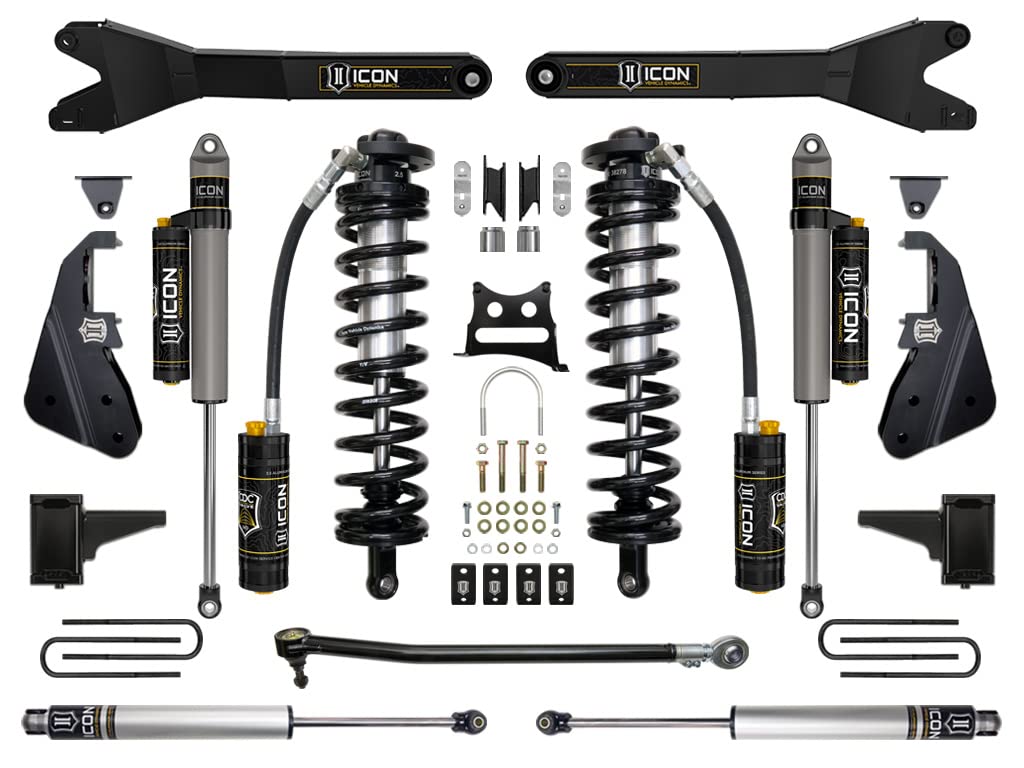 4-5.5" Lift ICON Stage 5 Suspension System, w/Radius Arm, Compatible with 2017-22 Ford F250/F350, K63155R