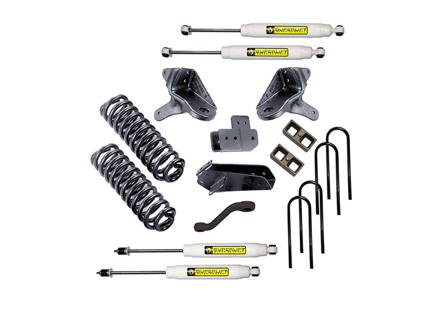 SUPERLIFT REALTRUCK SUSPENSION 3.5" Lift Kit for Ford F-250 | Complete Lift Kit with Front & Rear Shadow Series Shocks | K571 | Fits 1980-1997 Ford F-250 2WD with 351 Engine