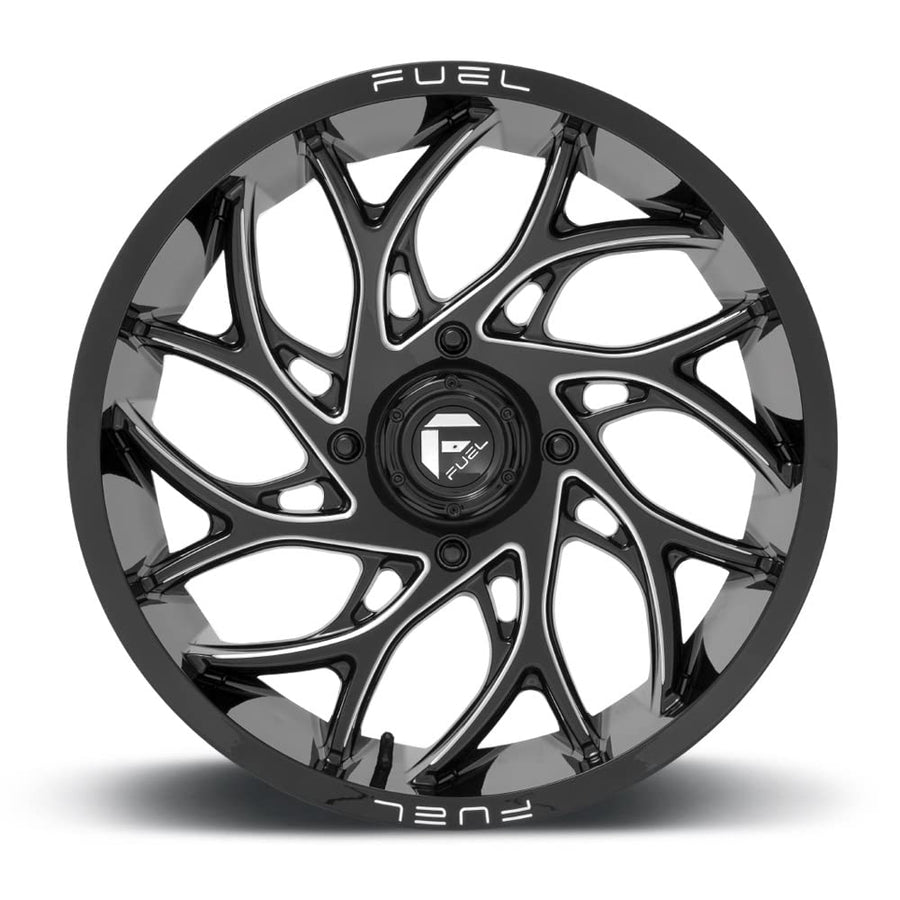 UTV Fuel 1-20x7 Runner Black 4x137 13 D7412070A644 Rim!