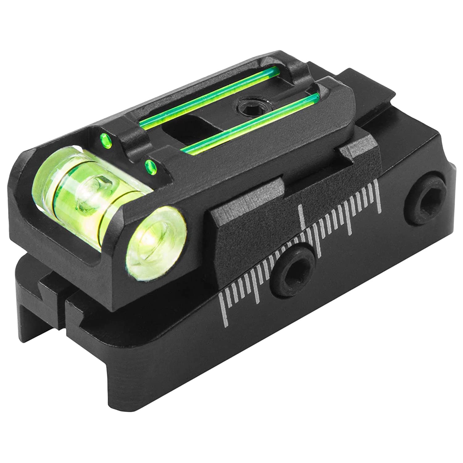 TruPoint Xtreme TRUGLO Universal Shotgun Sights with Luminescent Alignment Level and Elevation Ramp for Ribbed Shotgun