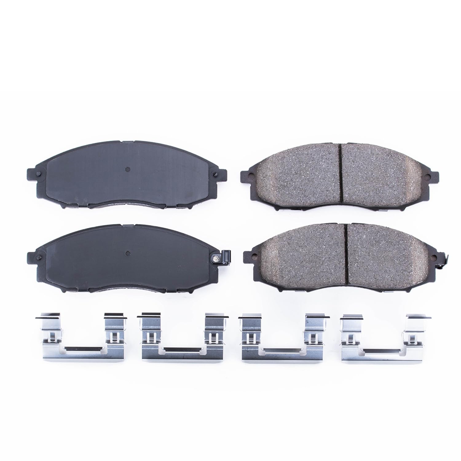 Power Stop Front Brake Kit For 2003-04 Nissan Frontier | 2000-04 Nissan Xterra - Ceramic Brake Pads With Installation Hardware, 17-830