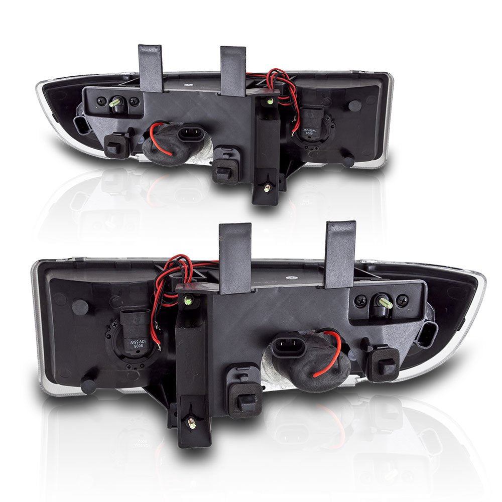 Winjet LED DRL Halo Projector Headlights Compatible with [1998 1999 2000 2001 2002 2003 2004 Chevrolet S10/Blazer]