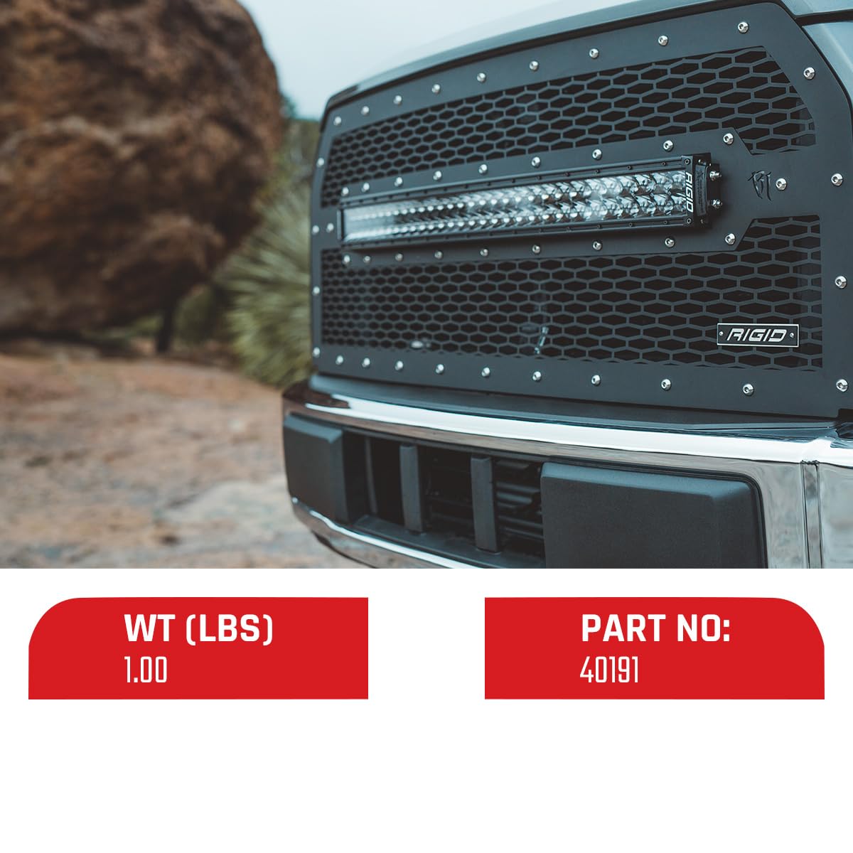 Lighted RIGID INDUSTRIES Rocker Switch, Regular: LED Indicator Light Switch