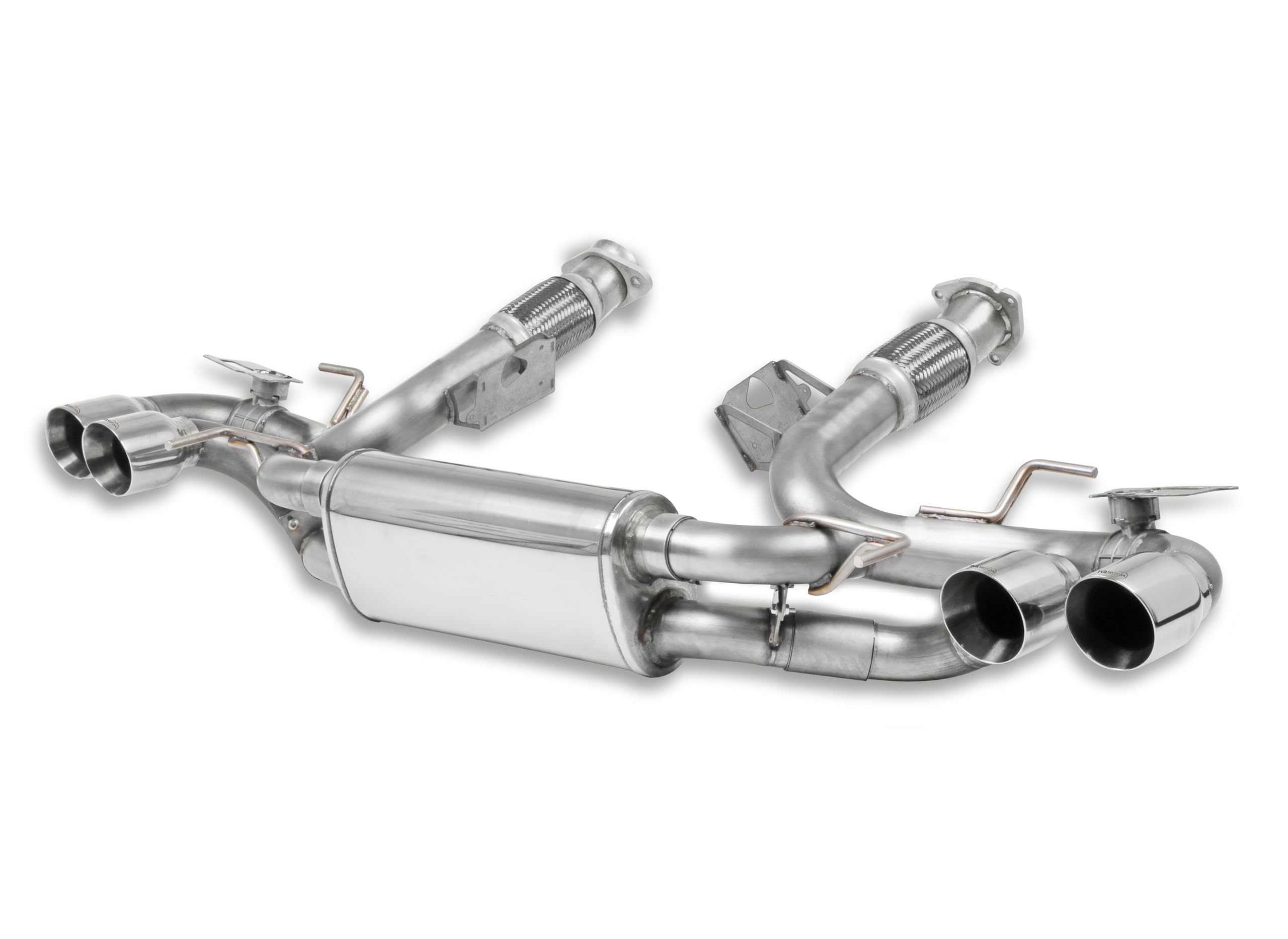 Hooker Blackheart Cat-Back Exhaust BH13236 3" to 2.5" with NPP Dual Mode and AFM Valve Simulators 304SS