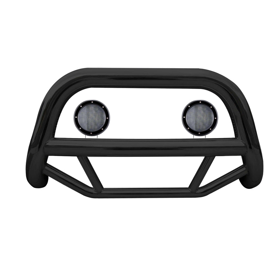 Max Bull Bar Kit Black Horse No Skid Plate Black Compatible with 2018-2024 GMC Terrain|2018-2024 Chevrolet Equinox-MBB-C2902-PLFR