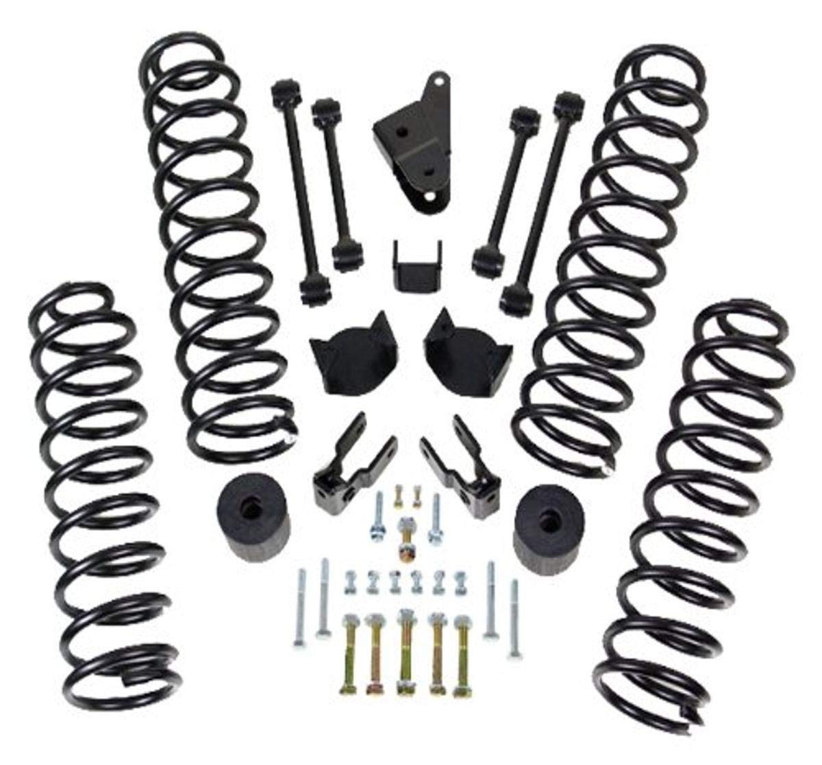 ReadyLift 4" Front and 3" Rear SST Coil Spring Lift Kit 69-6400 for Jeep Wrangler JK 2007-2011