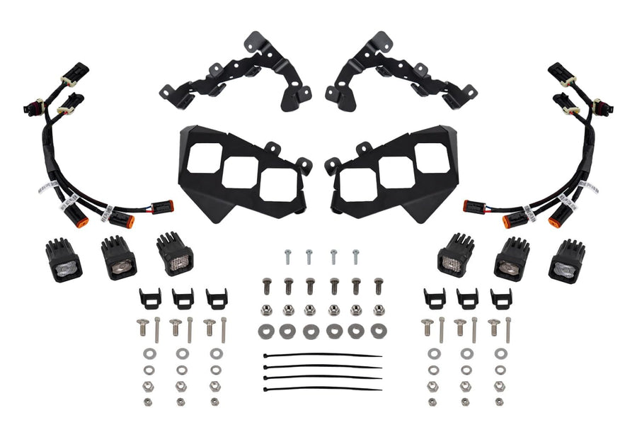 Diode Dynamics SSC1 Pro LED Headlight Kit compatible with Can-Am Maverick X3 2017-2025