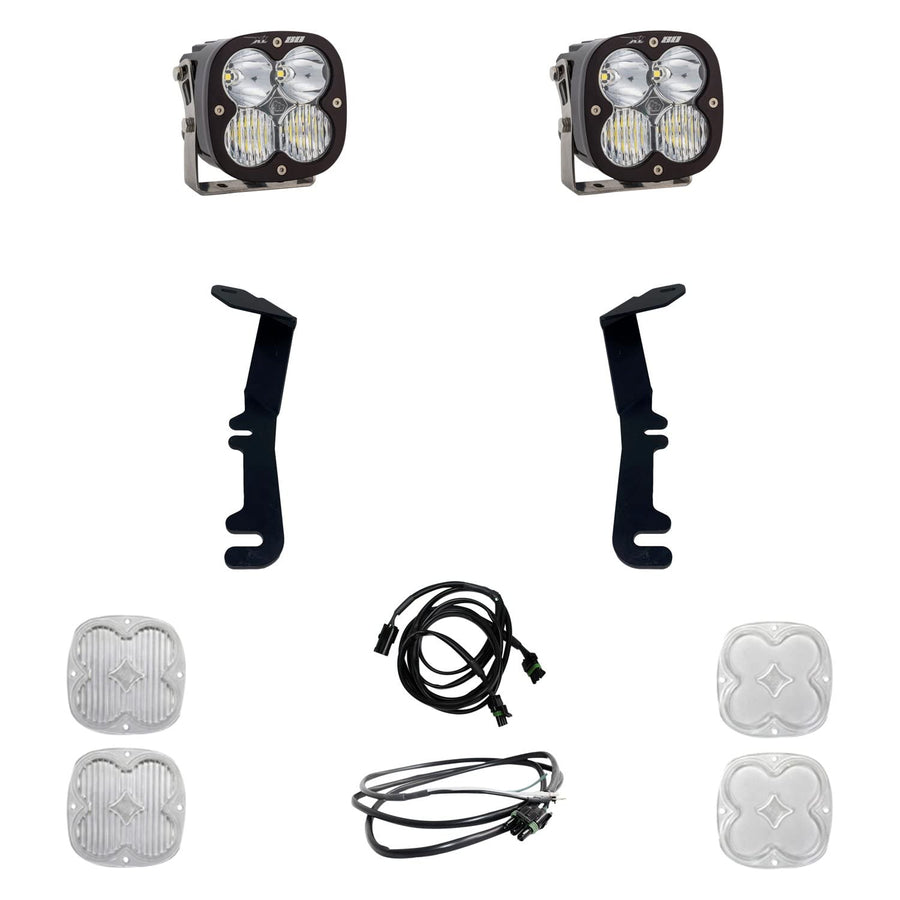 BAJA DESIGN A-Pillar Light Kit XL80 for Dodge RAM 1500 Rebel 2019-22, 1500 TRX 2021-23 Truck (Driving/Combo; Clear Lens)