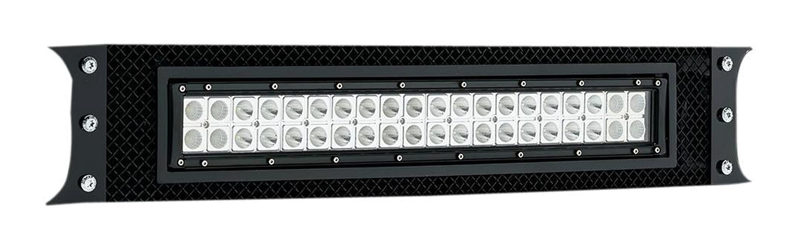 T-Rex Grilles Torch Bumper Grille 2011-2016 Super Duty, Black, 1 Pc, Bolt-On, Chrome Studs with (1) 20" LED - PN #6325461
