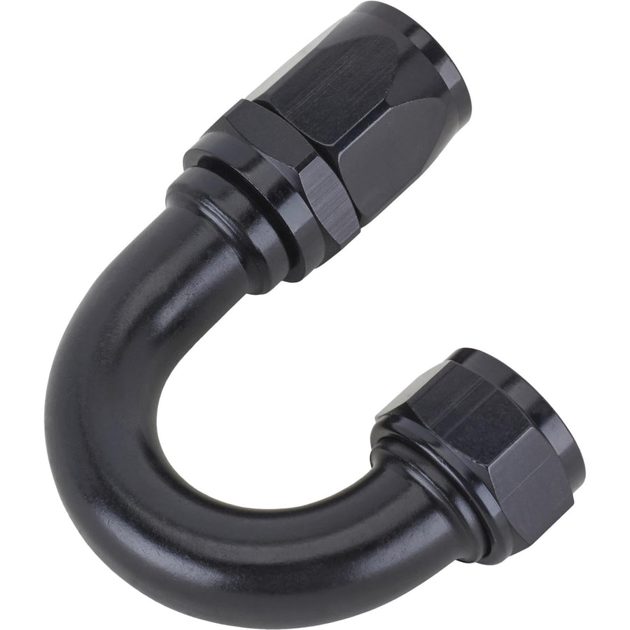 Fragola Performance Systems #12 Fem X #16 Hose 180 Deg Expanding Hose End Black 231813-BL