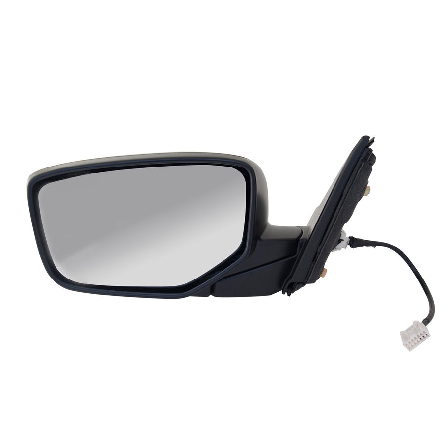 Fit System Driver Side Mirror for Honda Accord Coupe, LX-S Textured Black w/PTM Cover, Foldaway, w/o Turn Signal w/o Aspherical Lens, Power