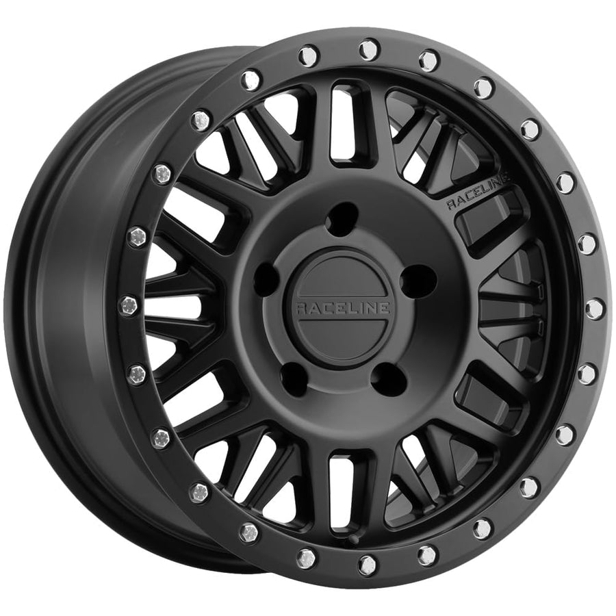 RYNO Raceline Wheels SATIN BLACK 16X8 5X139.7 0mm