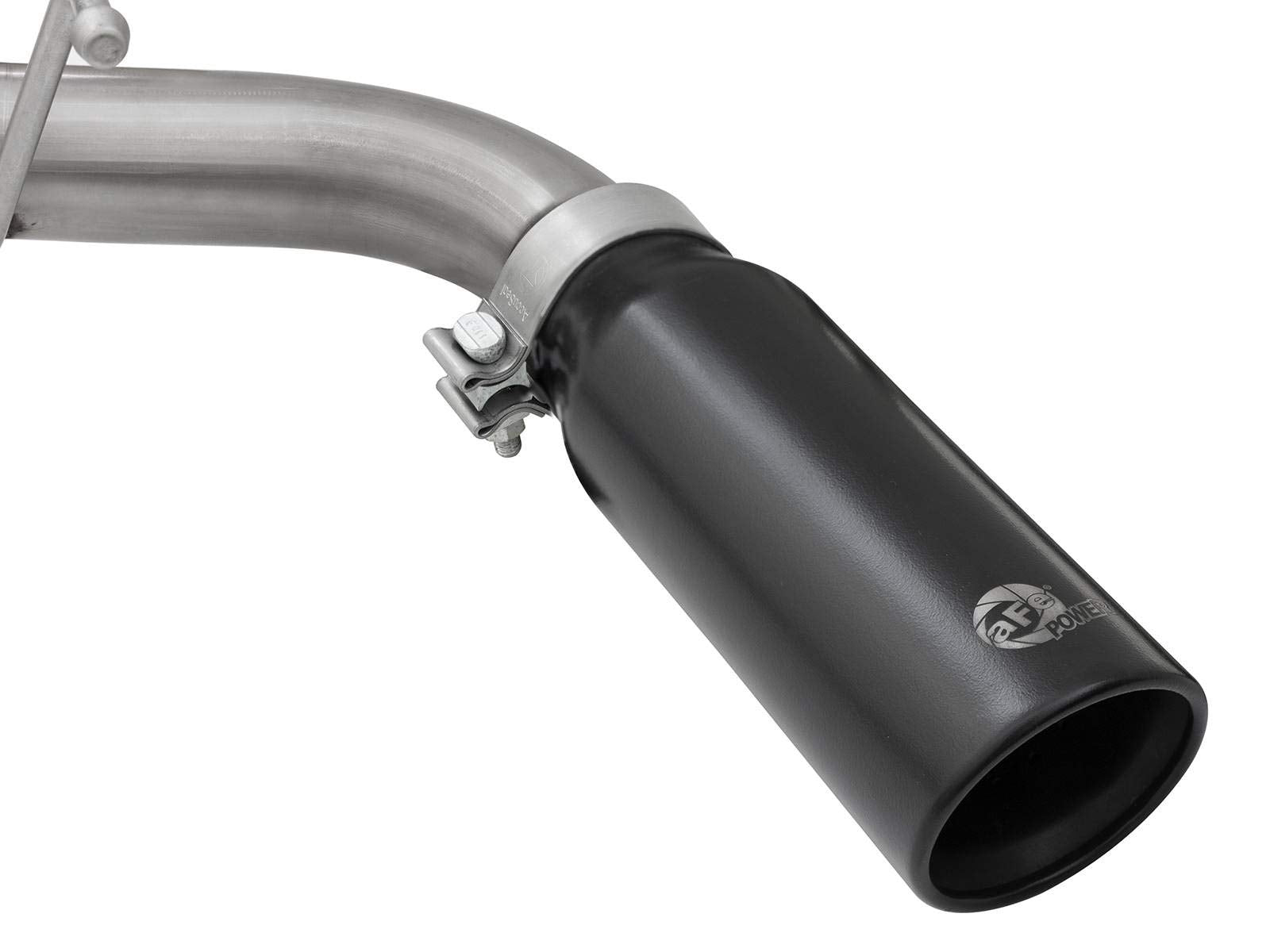 Mach Force-Xp aFe Power 49-36121-B 304 Stainless Steel Cat-Back Exhaust System with Black Tip, 1 Pack