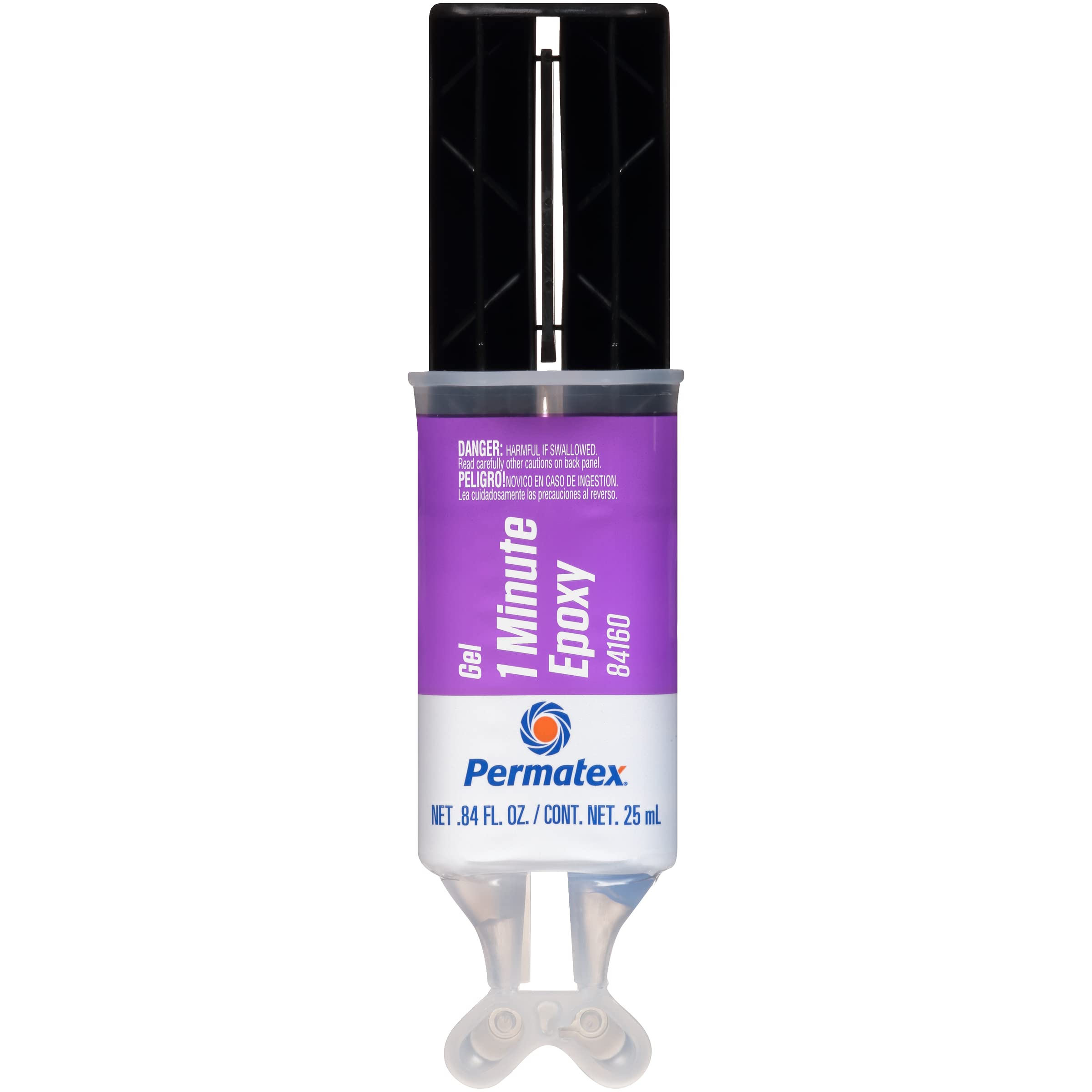 Permatex 84160 1 Minute PermaPoxy General Purpose Epoxy, 0.84 oz., grey