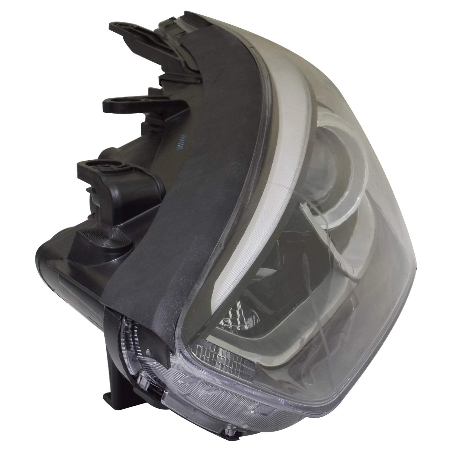 Left TYC Headlight Assembly Compatible with 2017-2018 Hyundai Santa Fe