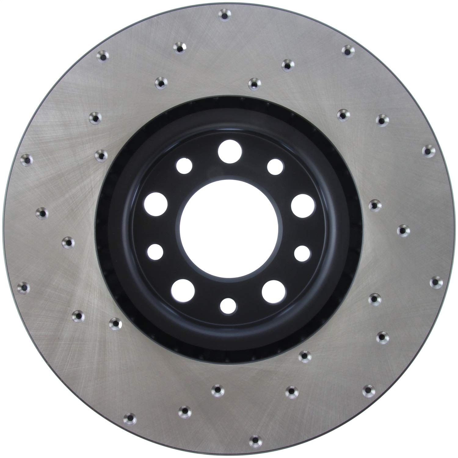 Sport StopTech Cross Drilled Brake Rotor; Front Left 128.63080L
