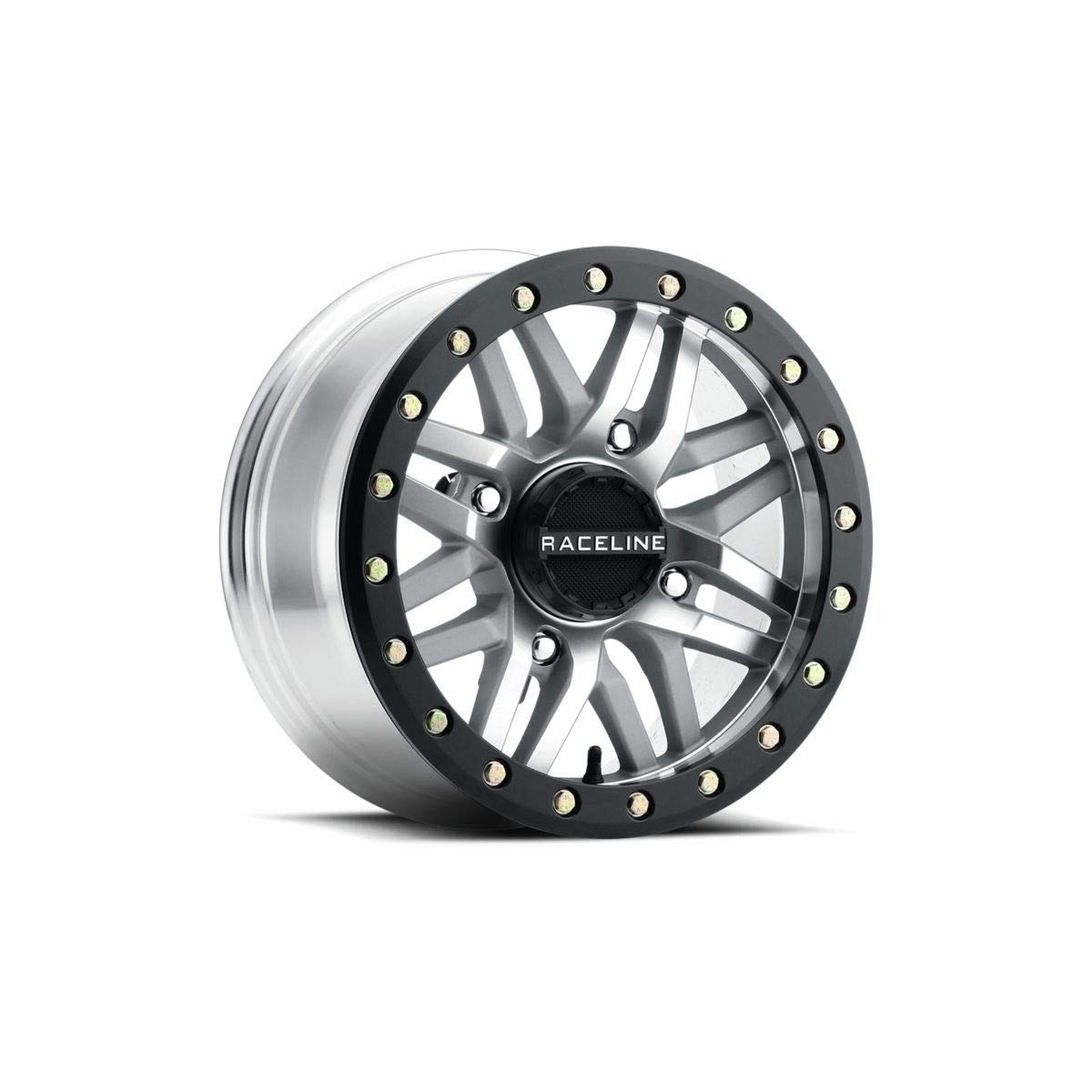 Ryno AWC Beadlock Wheel-15x7-5+2 Black Wheel with Aluminum (15 x 15. inches /1 x, 1 mm Offset)