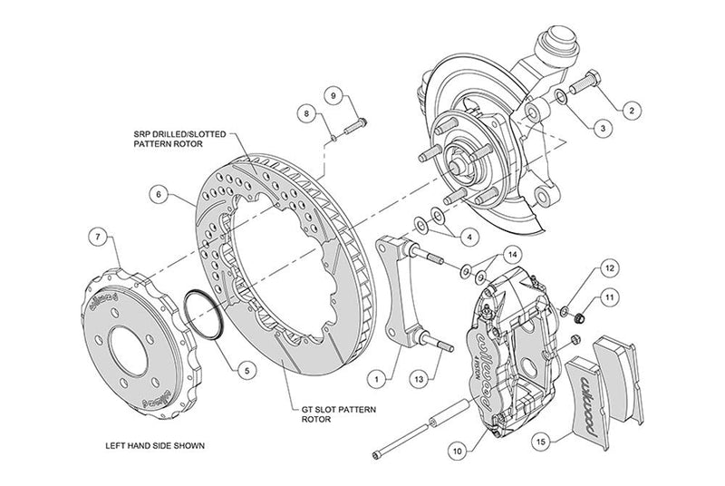 We Wilwood Front Kit Pro Spindle