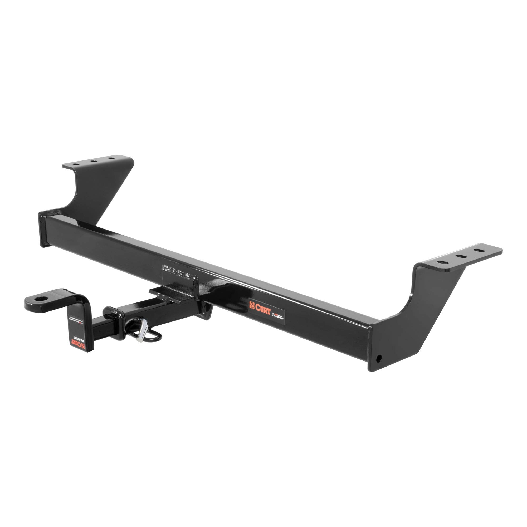 CURT Class 1 Trailer Hitch with Ball Mount, 1-1/4-In Receiver, Fits Mercedes-Benz Select E300, E350, E400, E450