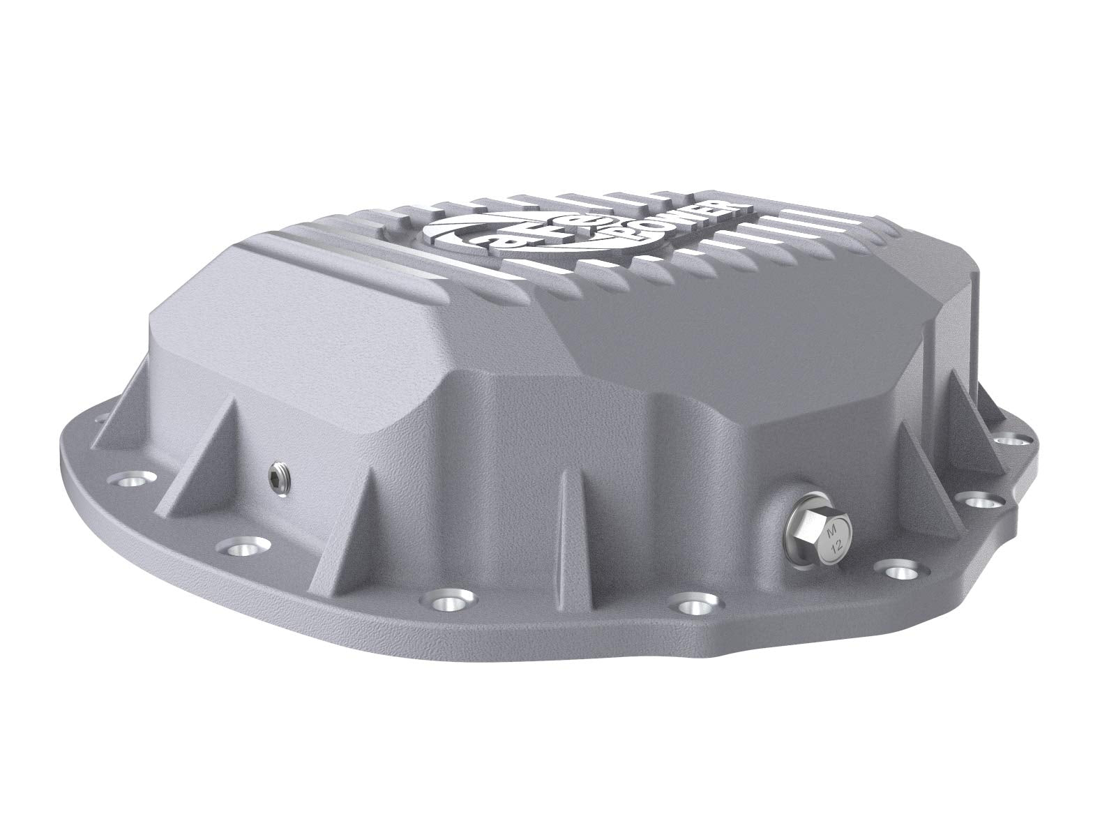 aFe POWER Rear Differential Cover Street Series Raw w/Machined Fins - #46-71260A - GM Trucks 20-23 V8-6.6L (AAM 11.5/12.0-14)