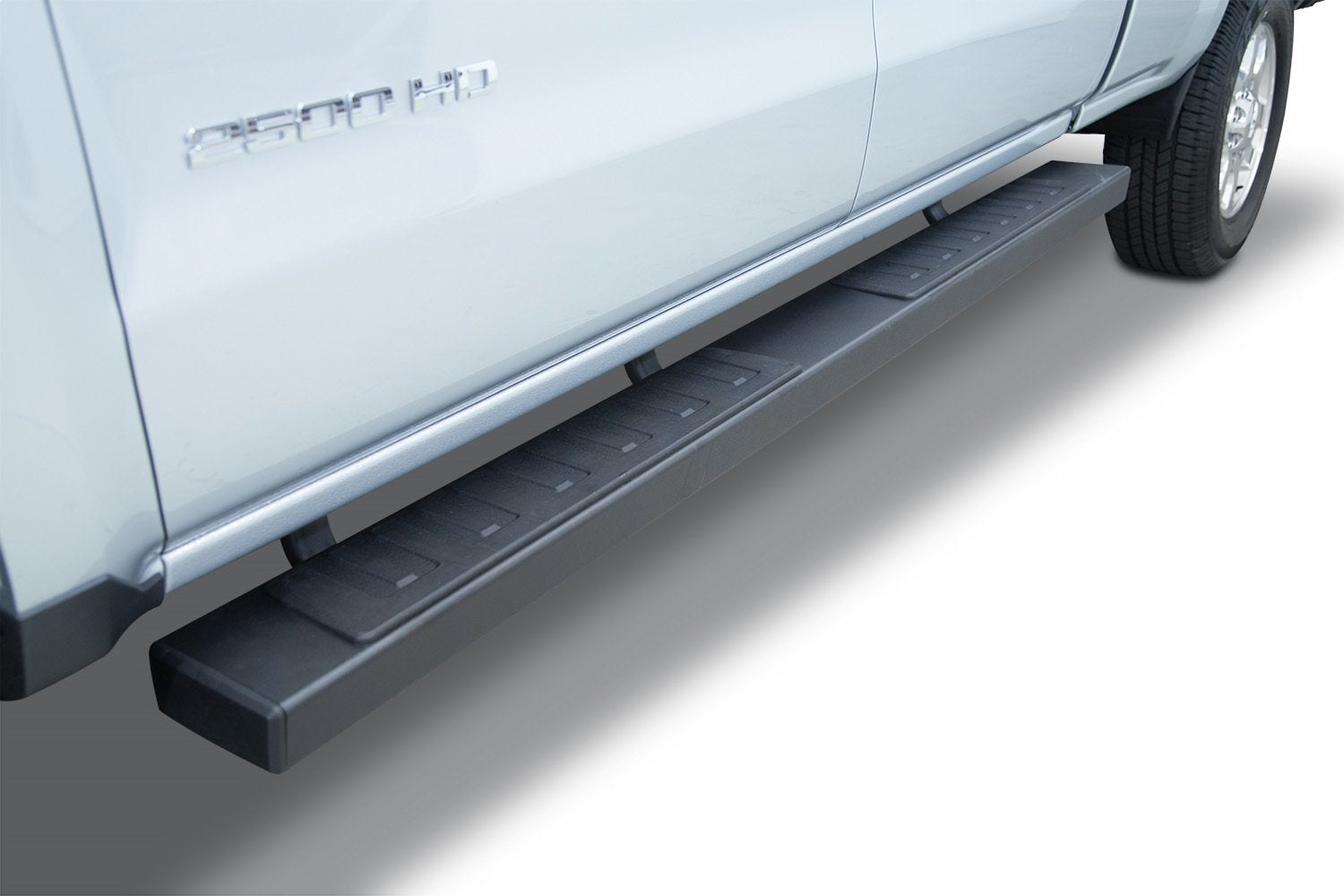 Go Rhino 6" OE Xtreme II Sidesteps & Brackets | Textured Black, Galvanized Steel | 6862404587T | Fits 2007-2013 Chevrolet Silverado & GMC Sierra Crew Cab (See Description)