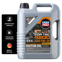 Top Tec LIQUI MOLY 4200 SAE 5W-30 New Generation | 5 L | Fully synthetic engine oil | SKU: 2011