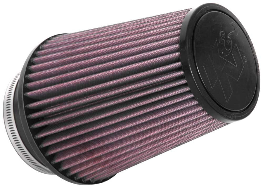 High-Flow K&N Original Lifetime Universal Clamp-On Air Filter: High Performance, Premium, Washable: Flange Diameter: 4 In, Filter Height: 7 In, Flange Length: 1.75 In, Shape: Round Tapered, RU-4680