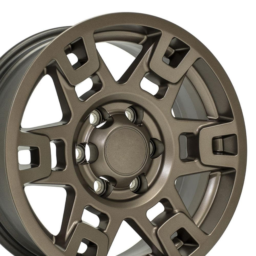 17 Inch OE Wheels Rim Fits 4Runner TRD Style 6x139.7 17x7 Satin Bronze - Hollander 75167 (1)