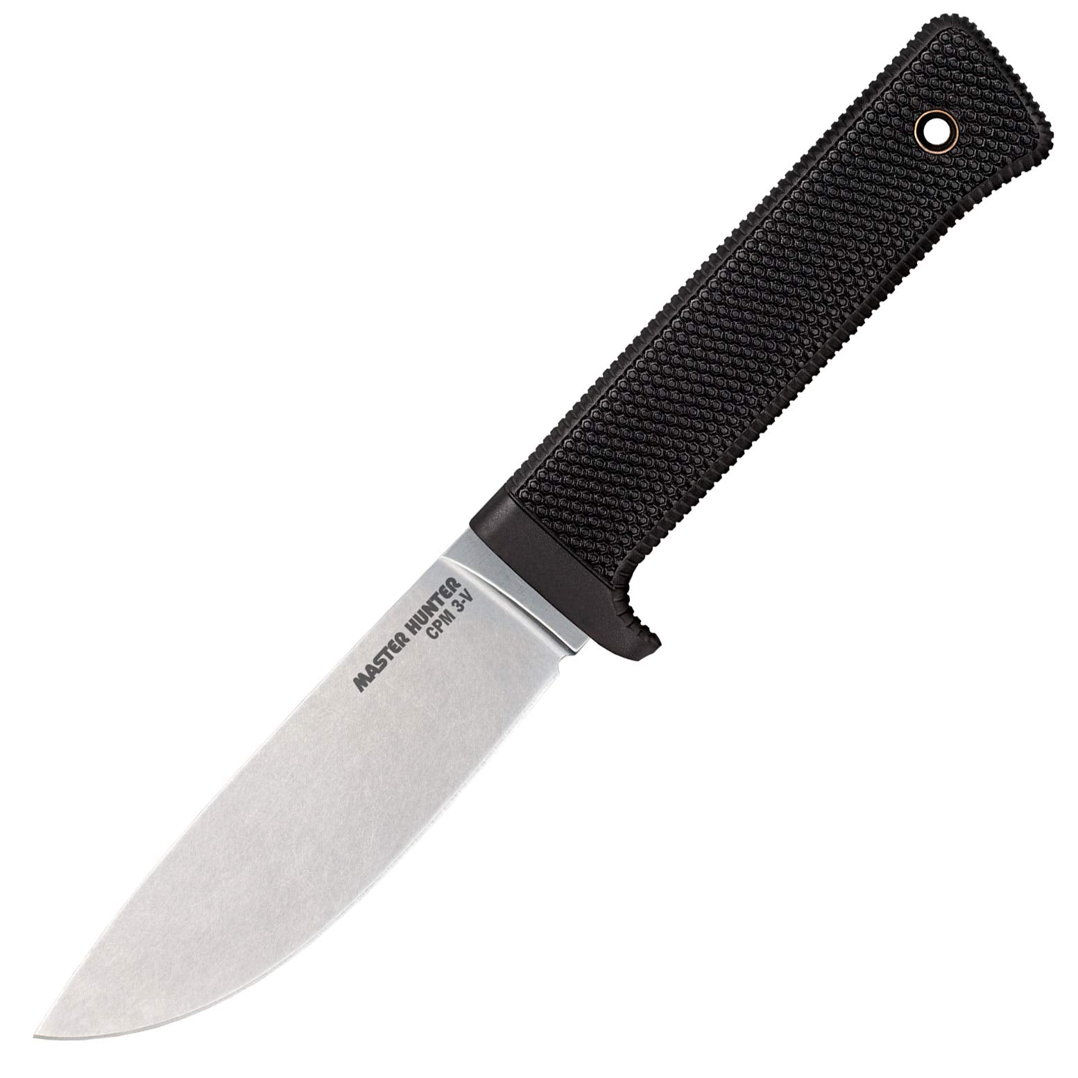 Master Hunter COLD STEEL 4.5" CPM 3V Drop Point Razor-Sharp Blade 4.75" Kray-Ex Handle Hunting Fixed Blade Knife w/Secure-Ex Sheath