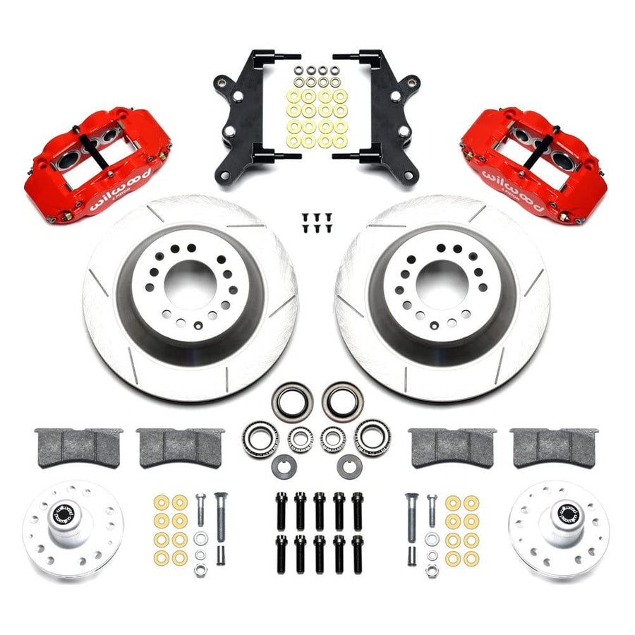 1PC Rtr Kit, FNSL6R Front Hub,12.88"-Red
