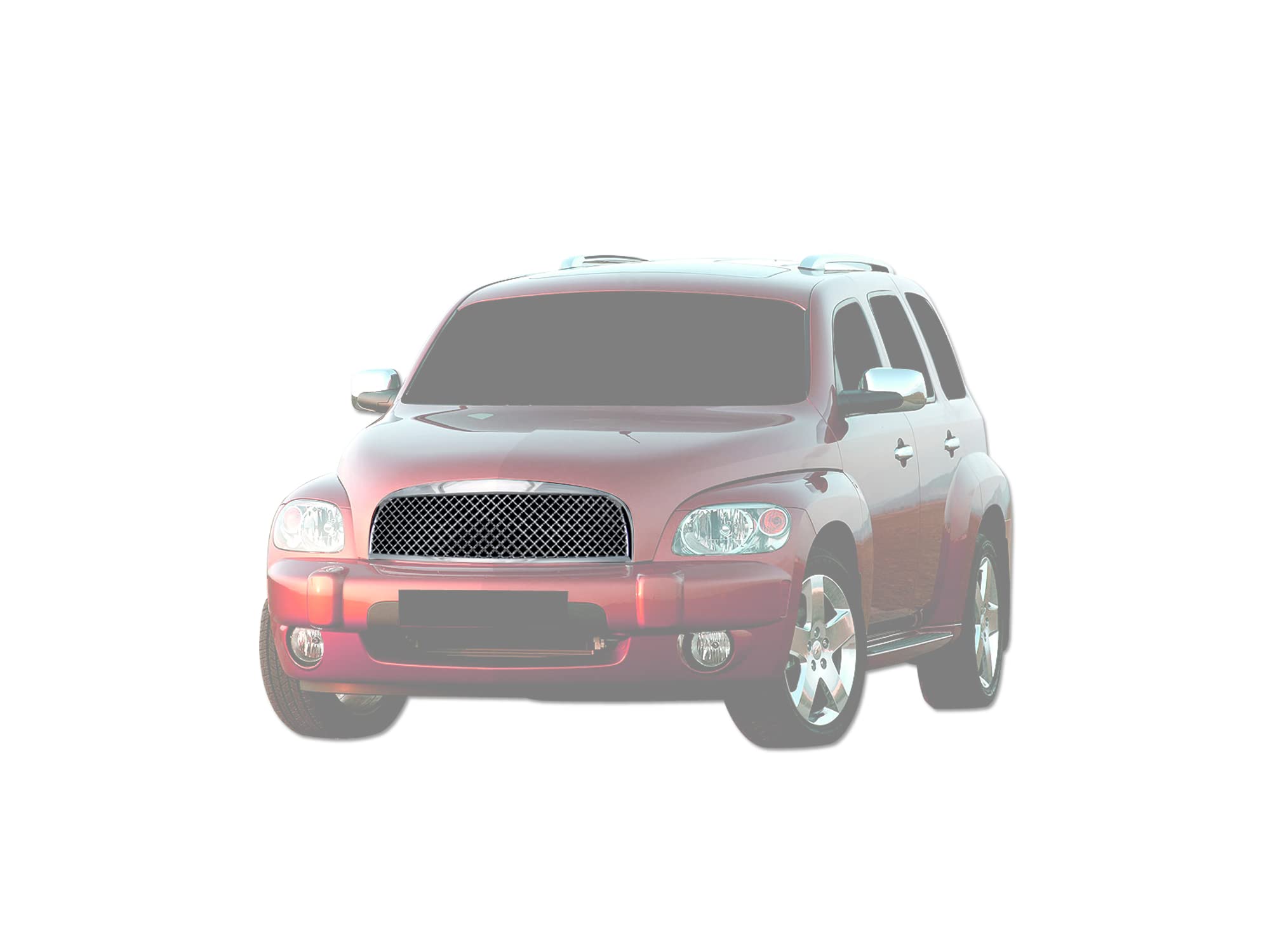 7147072 Armordillo USA Chrome Mesh Front Hood Grille Fits 2006-2011 Chevy HHR