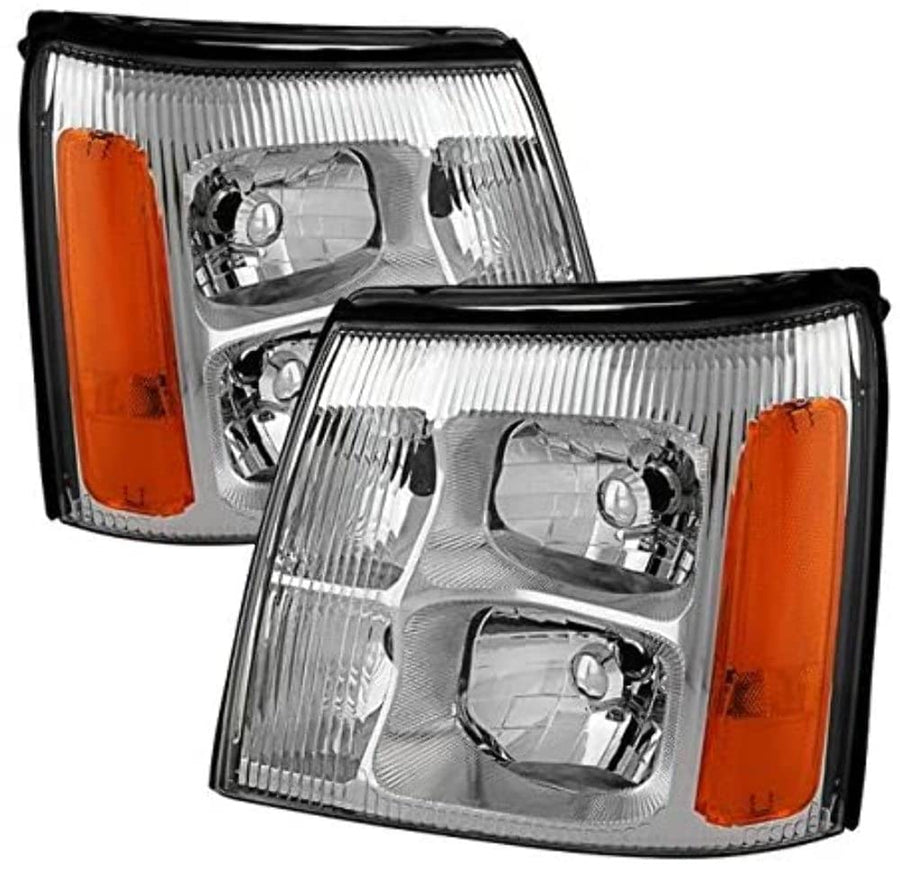 Cadillac Escalade Xtune HD-JH-CAES02-AM-BK Halo Headlight