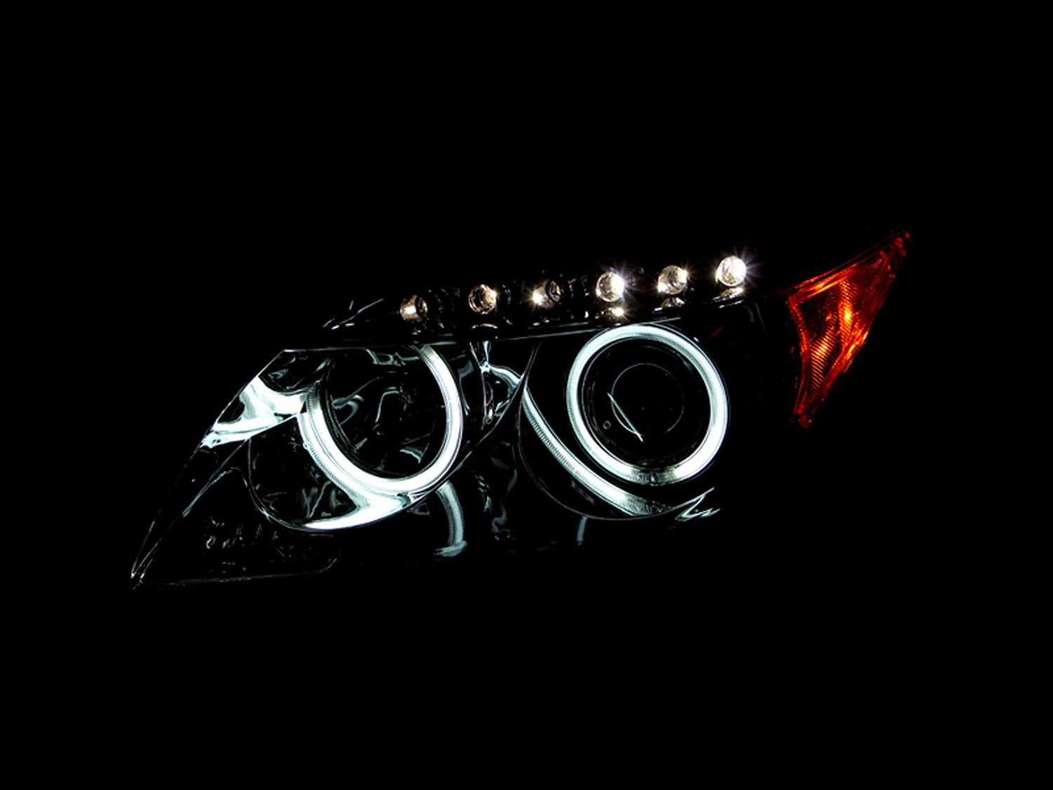 Scion tC Anzo USA 121120 Projector with Halo Chrome Headlight Assembly - (Sold in Pairs)