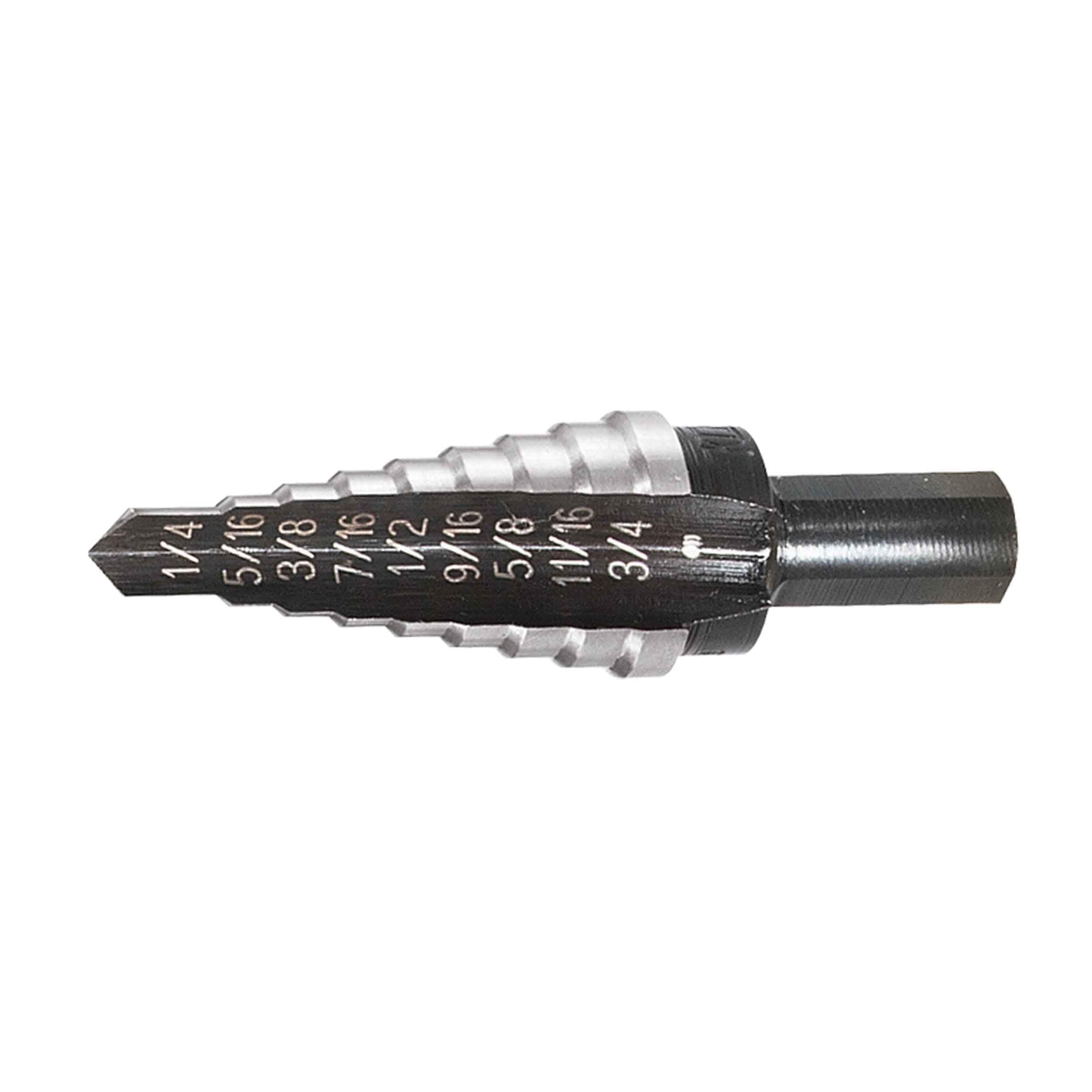 Metra Heise Trailer - 1/4 Inch Unibit 9 Increments Fractional - 3/4 Inch, Bits & Hand Tools (IB59003)