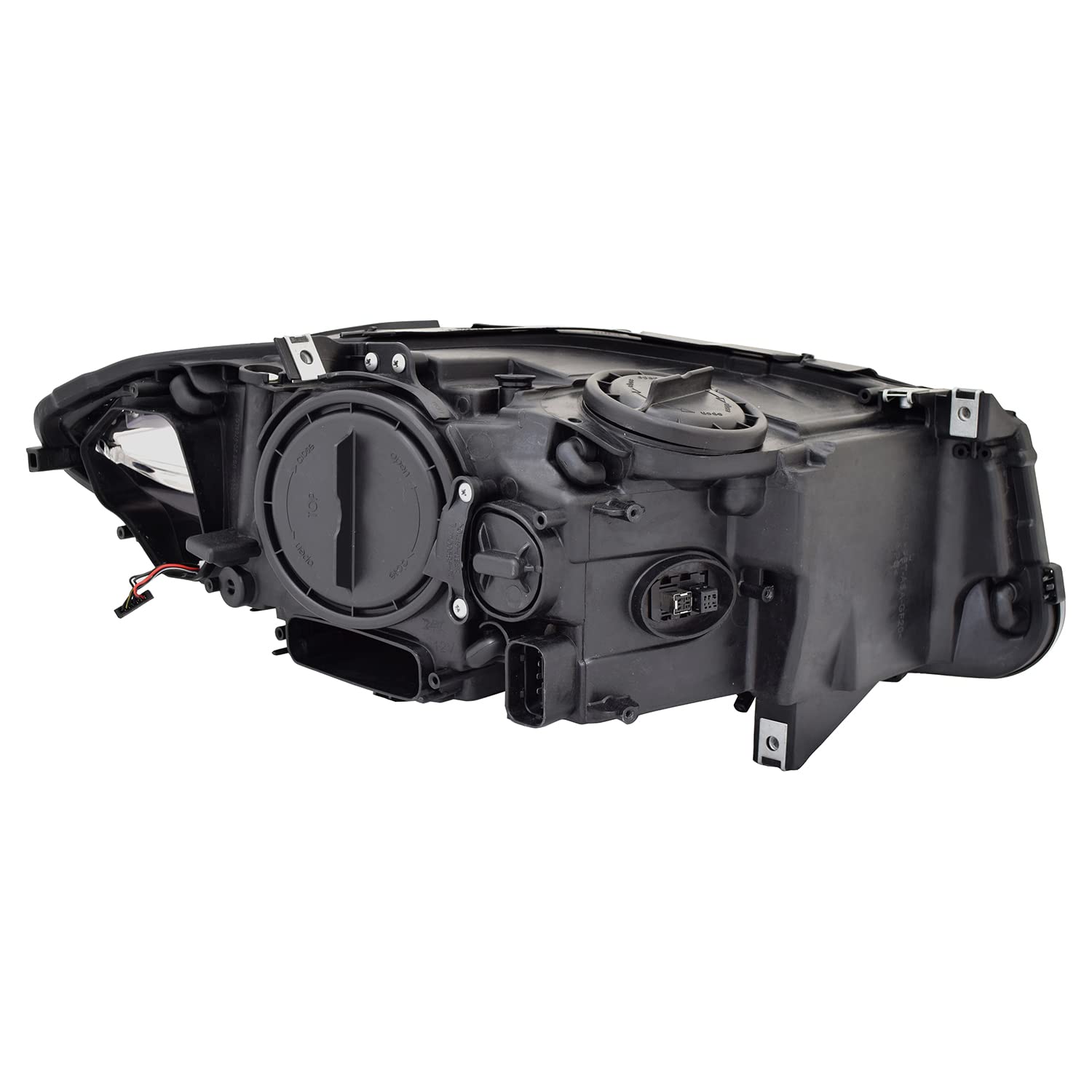 Left-Side TYC 20-9890-01 Headlight Assembly Compatible with 2011-2013 BMW 5 Series